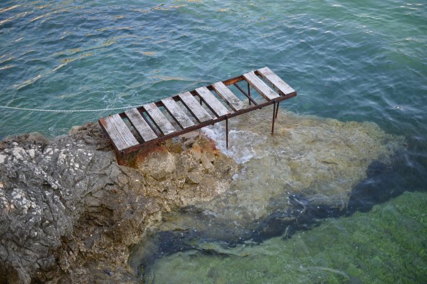 克罗地亚的旧船坞图片下载