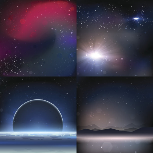 4空间矢量背景素材图片