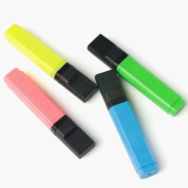 荧光笔的特写图片下载