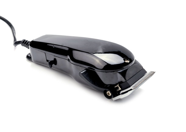 白色背景上的电动剪。图片下载