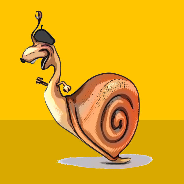 有趣的蜗牛图片下载