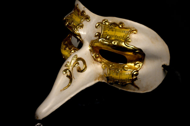 静物:戏剧面具和音乐。图片下载