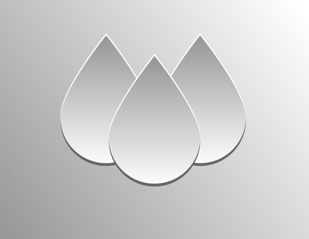 水滴水灰白经典纸图片下载