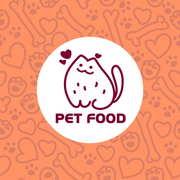 扁平宠物图标隔离。图片下载