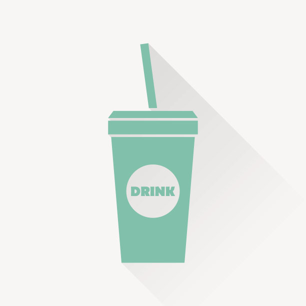 向量喝图标。食物图标。Eps10图片下载