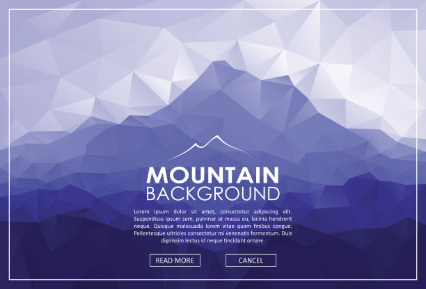 山矢量图素材ID：165347704