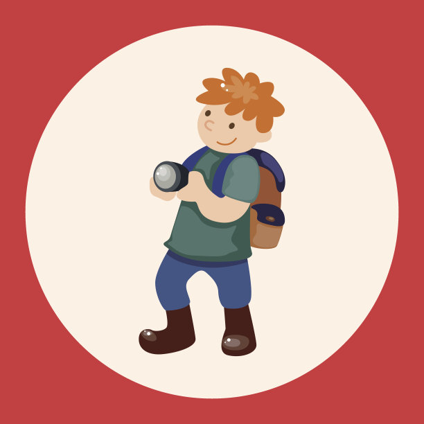 探险家的主题元素图片下载