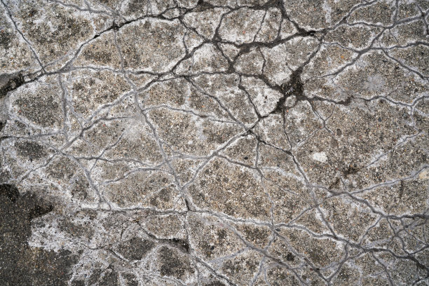 混凝土地板上的裂缝图片下载