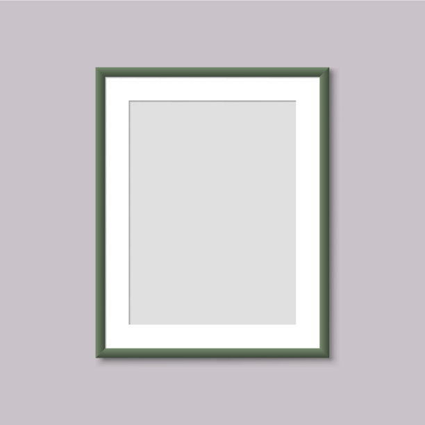 现实的空白白色画框图片下载