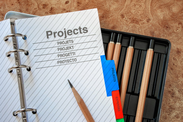 商务日记和铅笔图片下载