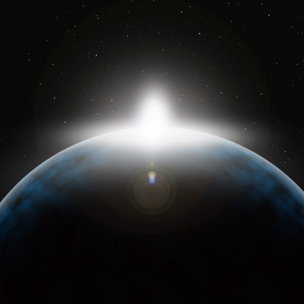 外太空的寒冷星球图片下载