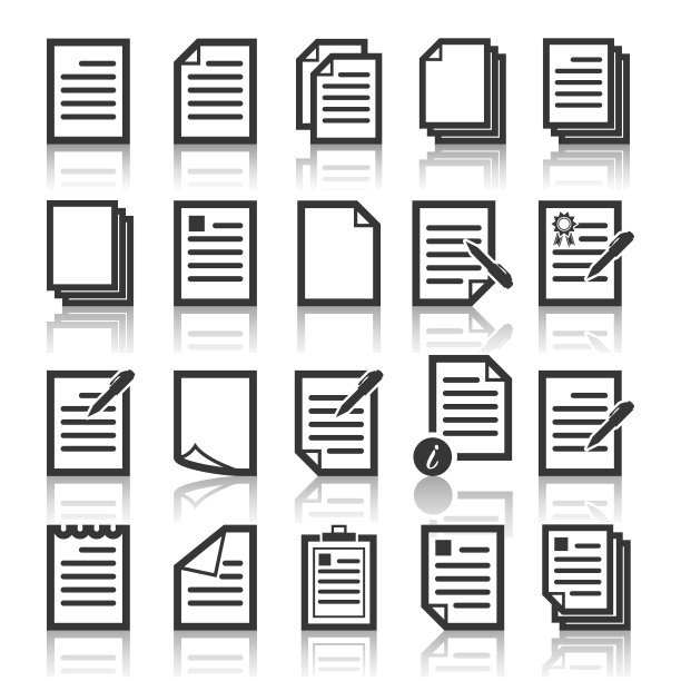 EPS10纸图标,向量。图片下载