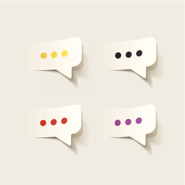 现实的设计元素:泡泡、言语图片下载