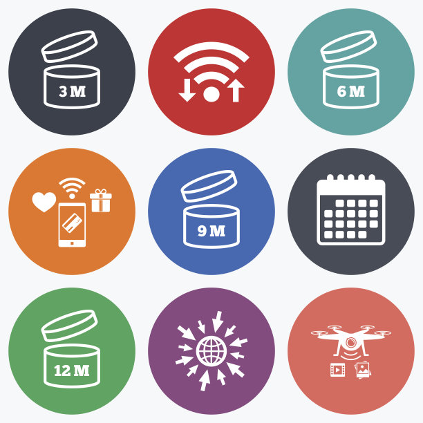 打开后使用图标。截止日期的产品图片下载