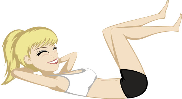 锻炼的女孩图片下载