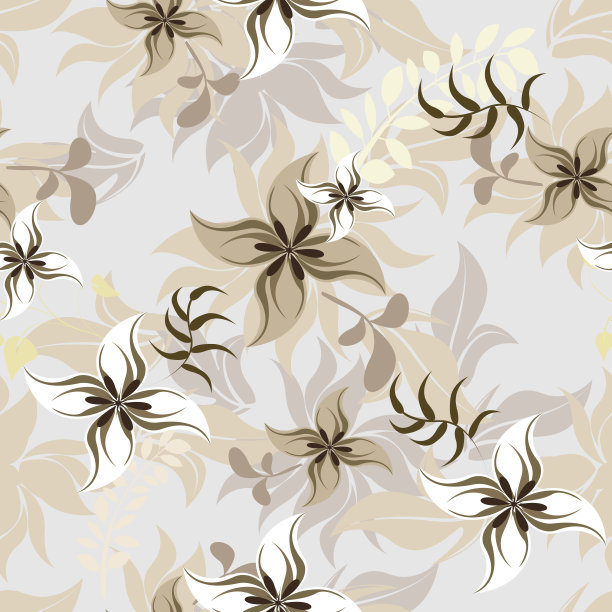 无缝的花朵图案图片下载