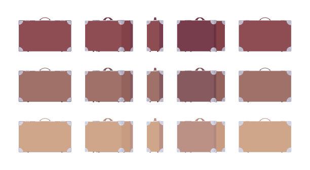 葡萄酒旅游行李箱图片下载