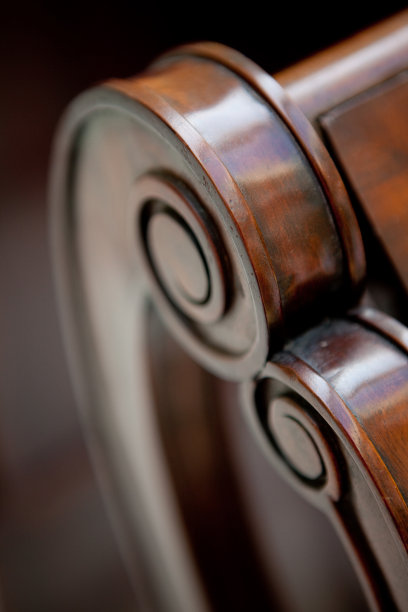 手工木制扶手椅细节图片下载