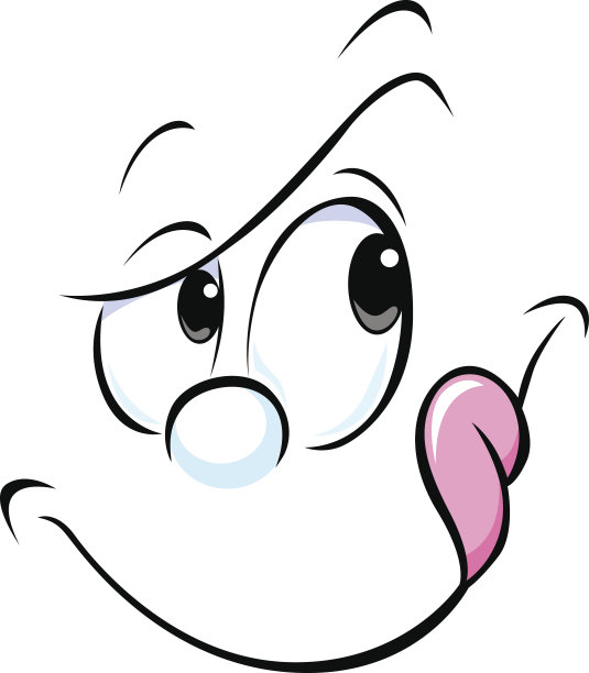 有趣的卡通舔脸图片下载