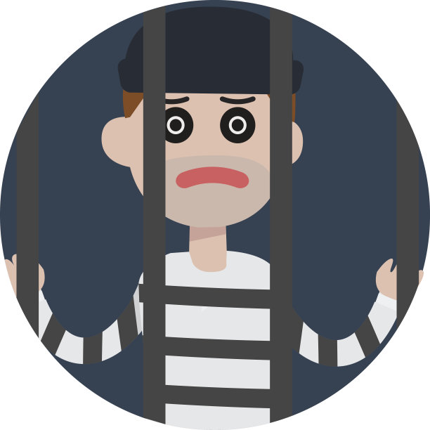 警察追赶小偷，用偷来的钱逃跑矢量插图图片下载