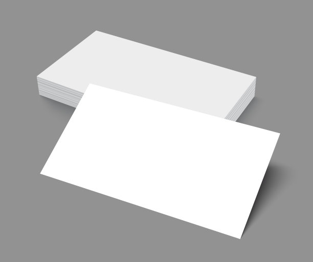 空白名片模板模型的投资组合。图片下载