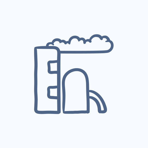 炼厂示意图图标。图片下载