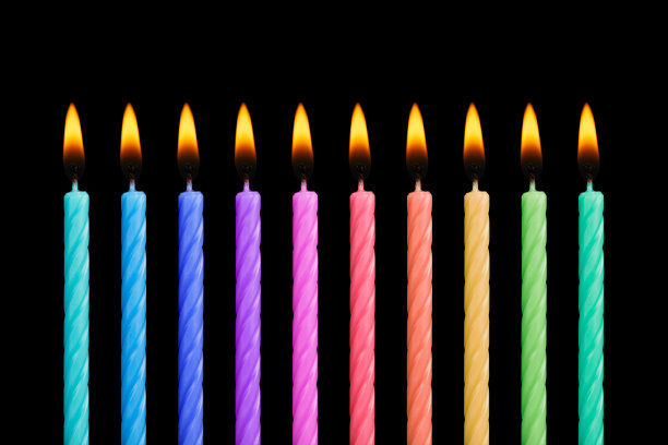 十岁生日蜡烛图片下载