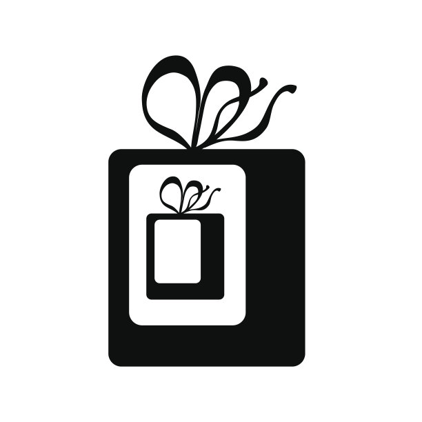 礼物里面的礼物矢量图标，用丝带包裹礼物图片下载