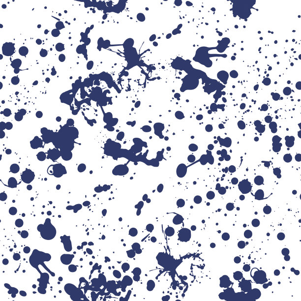 垃圾摇滚风格中的抽象背景。墨水飞溅无缝图案。手绘喷雾纹理。蓝色的插图。图片下载