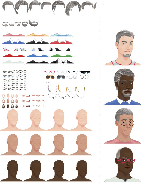 男性的化身图片下载