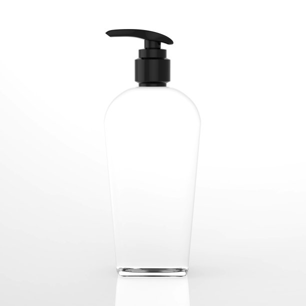 沐浴露或洗发水的瓶装挤压/插图库存图片下载