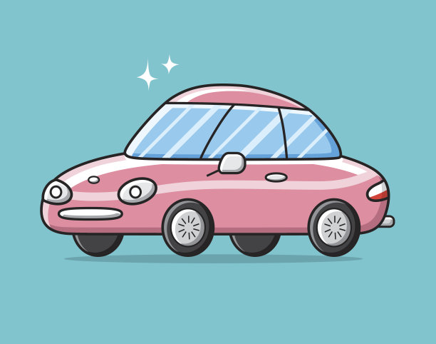 粉色豪华跑车图片下载