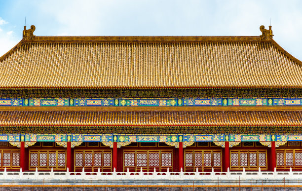 北京紫禁城太和门图片下载