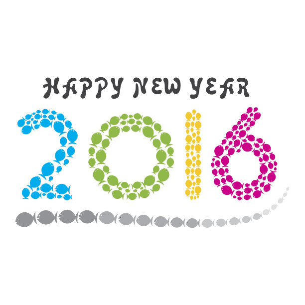 创意2016新年快乐设计图片下载