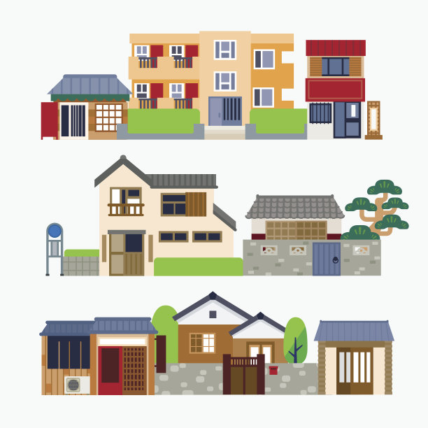 日本的房子图片下载