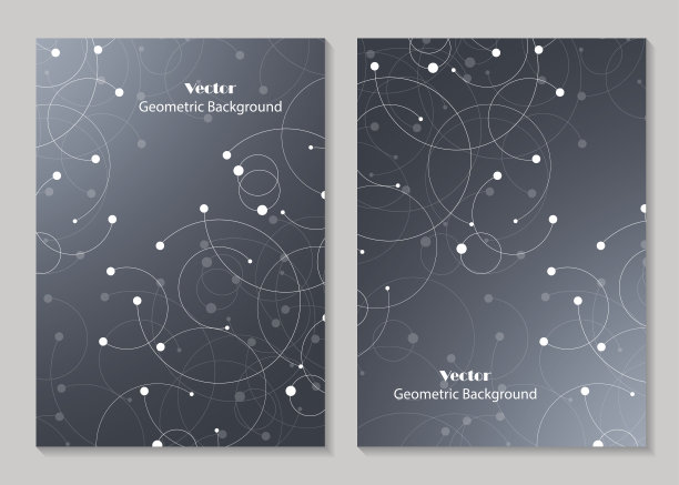 现代矢量模板的小册子封面图片下载