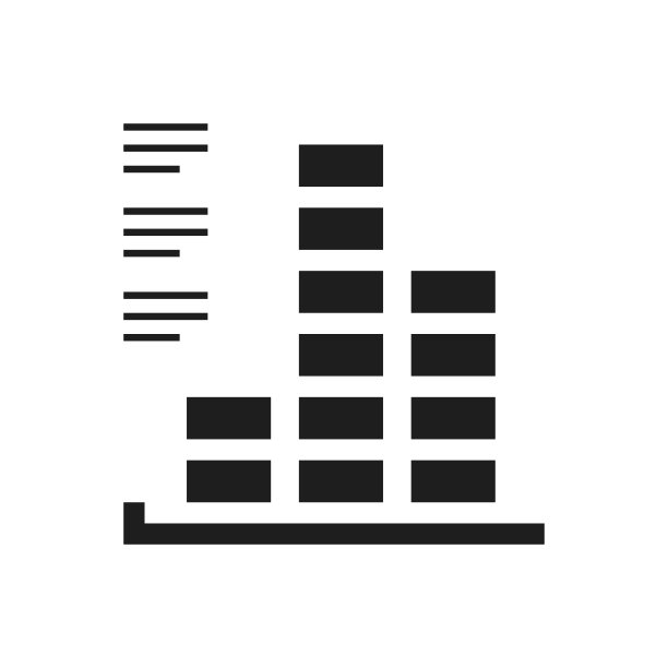 条形图图标上的白色背景。——SingleSeries图片下载