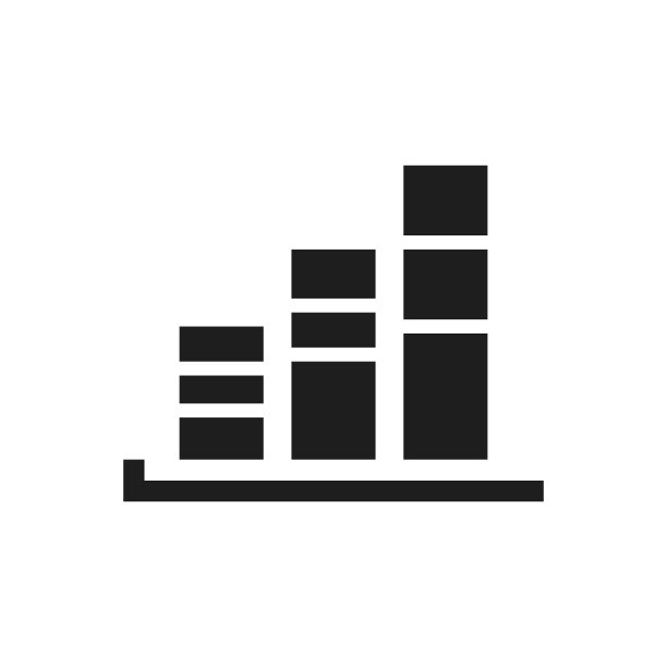 条形图图标上的白色背景。——SingleSeries图片下载