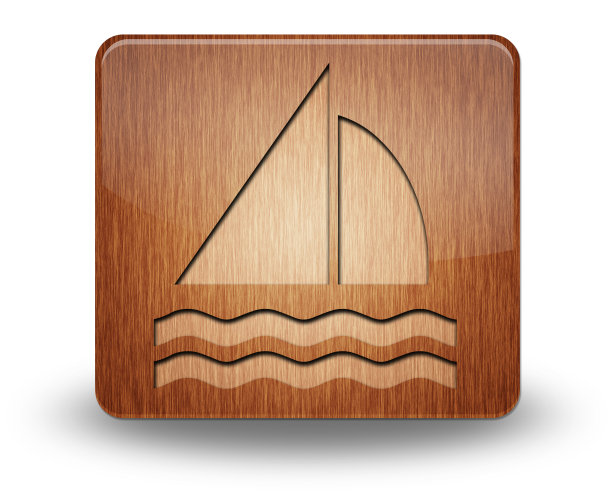 图标，按钮，象形图帆船图片下载