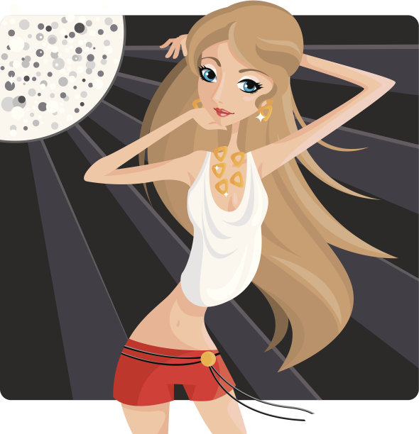 舞者——插图图片下载