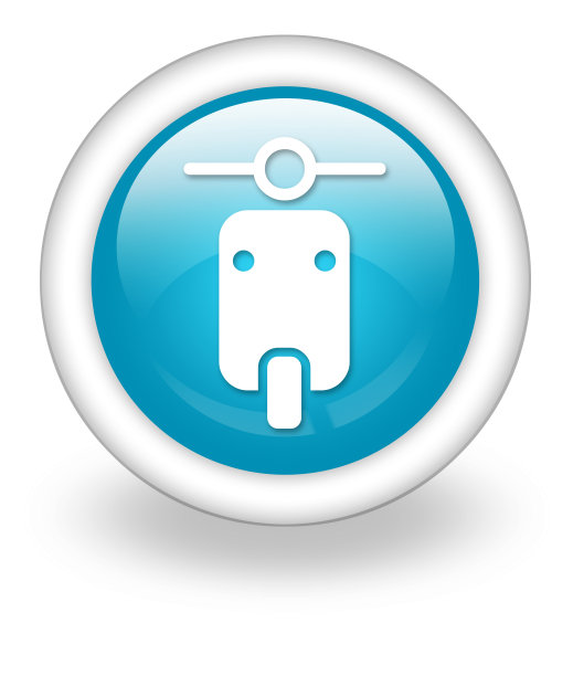 图标，按钮，象形文字滑板车图片下载