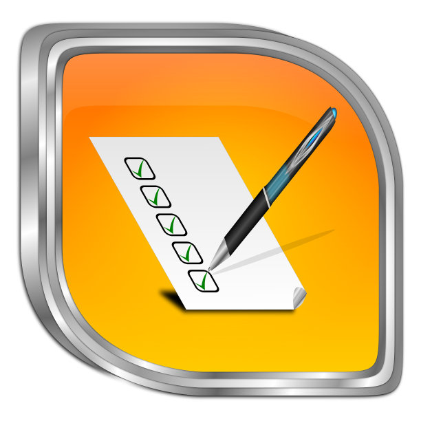 按钮与检查表- 3D插图图片下载