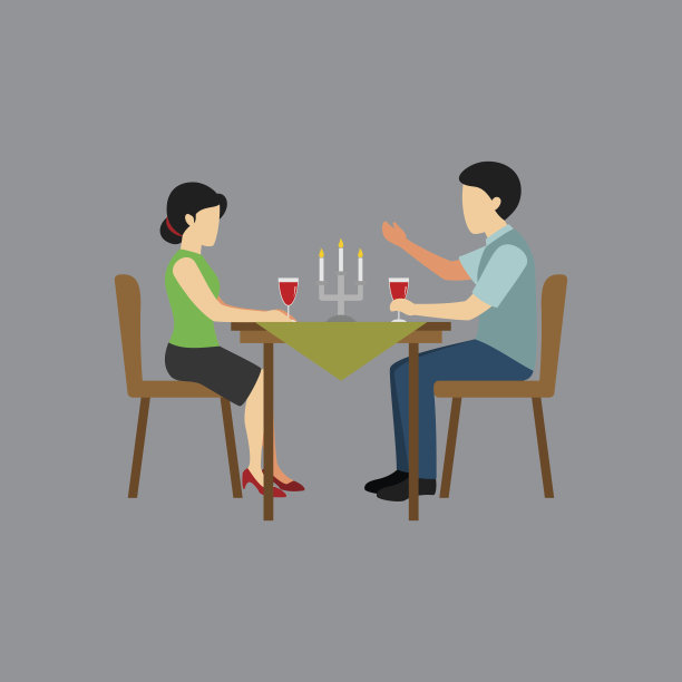 情侣烛光晚餐图片下载