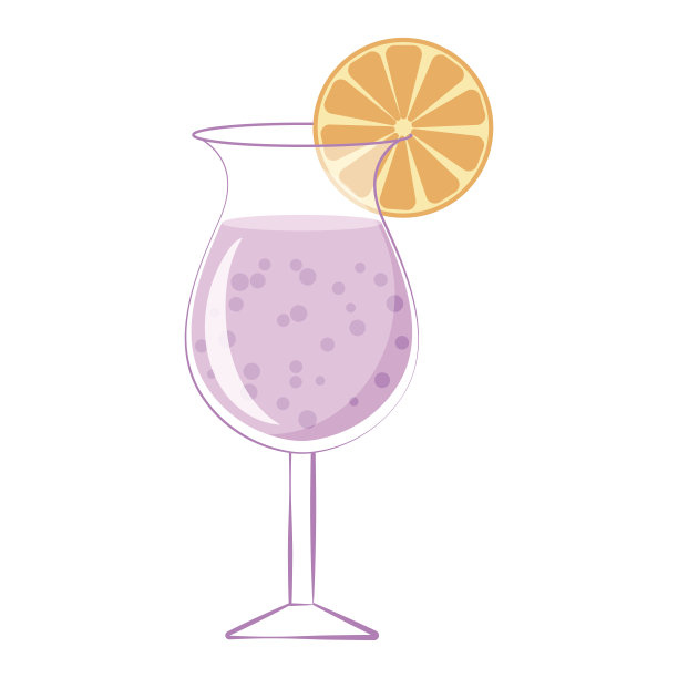 鸡尾酒彩色图标图片下载
