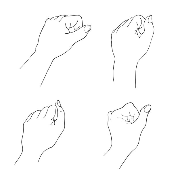 拳头矢量图素材ID：165617980