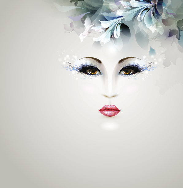 美丽的抽象的女人图片下载