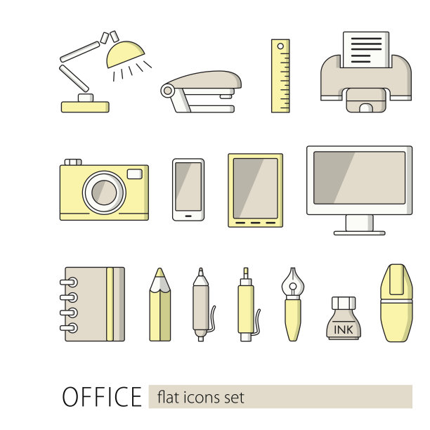 文具图标设置图片下载