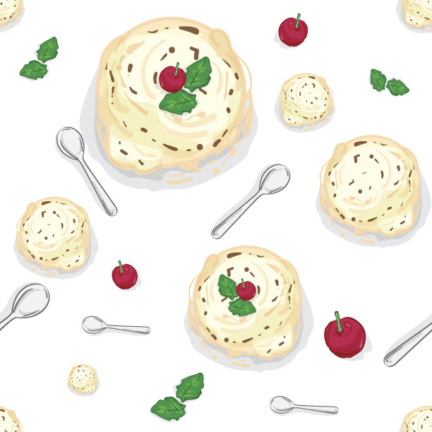 花样冰淇淋香草图片下载