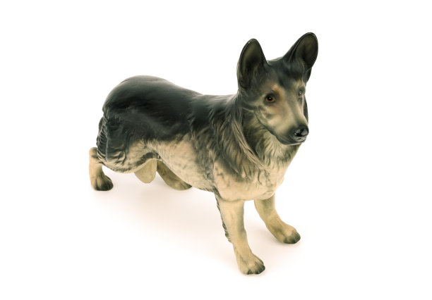 狗的雕像，德国牧羊犬图片下载