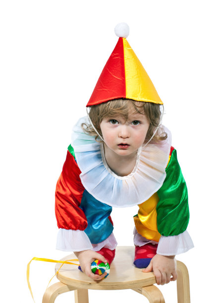 小小丑的男孩图片下载